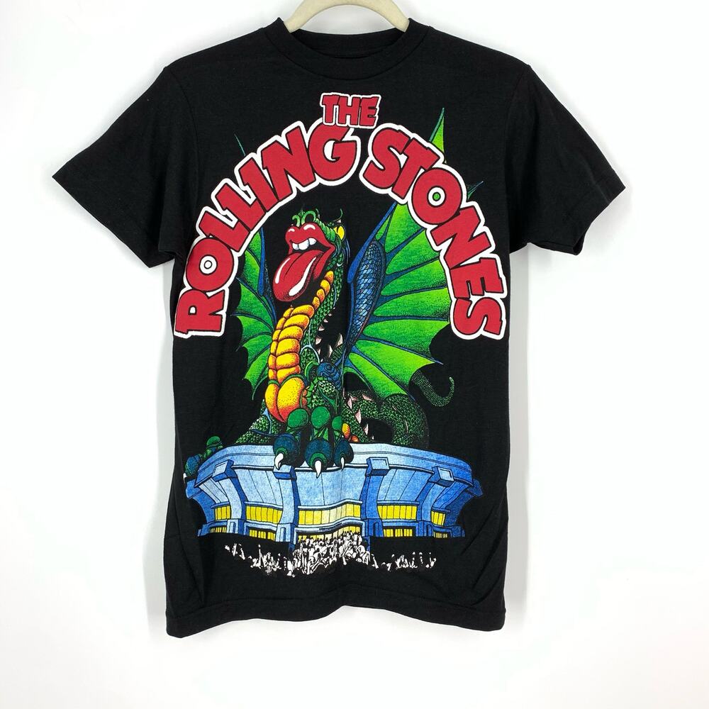 The Rolling Stones Dragon Subway Band Tee‎ Black Size XS Graphic Tee